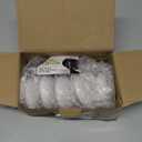 Office Chair Wheels - Set of 5 Rollerblade-Style Casters, Smooth & Quiet Rolling, Protects Hardwood Floors & Carpets, Universal Fit, Durable and Long-Lasting - White