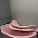 Ball Pit for Toddlers, 35.4"x 11.8" Foam Ball Pits, Indoor Soft Round Baby Playpen for Children, Ideal Gift for Toddlers, Pink, (Balls not Included)