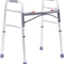 McKesson Junior Folding Walker for Children, Adjustable Aluminum Frame - Pediatric Medical Walking Aid - 350 lbs Weight Capacity, 1 Count