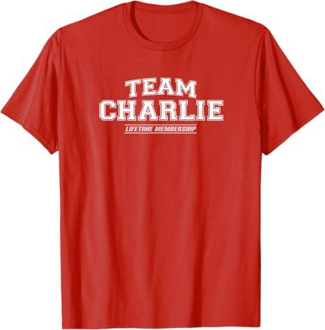 Team Charlie | Proud Family Surname, Last Name Gift T-Shirt. Size M Team Charlie | Proud Family Surname, Last Name Gift T-Shirt. Size M