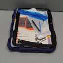 SEYMAC stock Case for iPad (A16) 11th/10th Generation 11''/10.9'' 2025/2022, Full-Body Drop Protection Case with Screen Protector &360 Rotate Hand Strap/Stand, Navy Blue