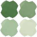 Layhit 100 Pcs Cocktail Napkins Disposable Beverage Napkins Square Paper Dessert Tissue for Wedding Birthday Summer Party Supplies(Sage Green, 5 x 5 Inch)