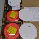 Kidde Smoke Detector, 10-Year Battery Powered, with LED Status Lights, 85 dB Alarm, 5-inches, 20SD10, 3 Pack