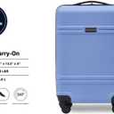 Travelers Club Skyline 22" Carry-On Spinner Luggage, Skyline Blue