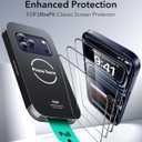 ESR 3 Pack for iPhone 15 Pro Screen Protector, Military Grade Shatterproof, 9H Hardness, Full Coverage Tempered Glass with UltraFit Tray