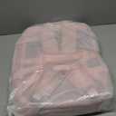 Saddhu Travel Backpack for Women Flight Approved Expandable Carry on Laptop Daypack for Overnight Weekender (Pink)