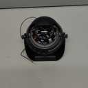 Boat Compass Dash Mount Flush - Boating Compass Dashboard Suction - Navigation Marine Compass Boats Surface Mount - Illuminated Dashboard Compass Ship - Electronic Sea Compass (Black)