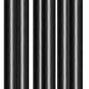 Bursvik Wind Chimes for Outside Deep Tone, 50 inch Large Wind Chimes, 6 Heavy Duty Tubes Aluminium Metal Extra Large Wind Chime, Decoration for Garden, Patio, Yard, Gift for Mother's Day(Waterdrop) (Black)
