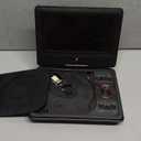 GPX PD701B PD701B Standard Portable DVD Player with 7-in. Swivel Screen and Remote