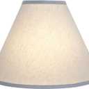 Aspen Creative 32267 Transitional Hardback Empire Shaped Spider Construction Lamp Shade in Light Blue, 16" wide (6" x 16" x 12"), 6" Top x 16" Bottom x 12" Slant