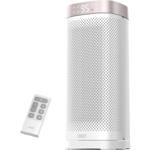 Dreo Space Heaters for Indoor Use, 1500W Fast Heating Portable Heaters with Remote, Large PTC Ceramic Electric for Bedroom, 12H Timer, 70 Oscillation, Overheat Protection, Safety Heat for Home Office (White)