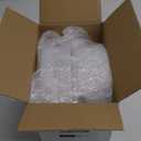 JOLLY CHEF 100 Pieces Gold Plastic Plates, 10 Inch Elegant Disposable Dinner White with Gold Rim, Disposable Plastic Plates for Dinner, Birthdays and Weddings