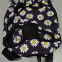 Pawaboo Pet Carrier Backpack, Adjustable Pet Front Cat Dog Carrier Backpack Travel Bag, Legs Out, Easy-Fit for Traveling Hiking Camping for Small Medium Dogs Cats Puppies, Small, Black Daisy