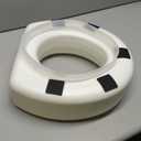 770-610 4 Inch Portable Raised Toilet Seat Riser, Elevated Toilet Seat for Seniors
