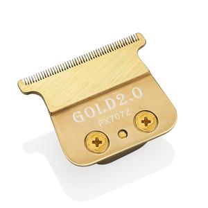 Replacement DOLD 2.0 Blades compatible with BaBylissPRO FX787 / FX726/FX787G/FX787B2, for Outlining Hair Trimmers (FX787) and Trimmers (FX726) -golden steel knife