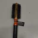 Small Round Blow Dry Brush - Boar Bristle, Thermal Metal Barrel, Professional Anti-Static Roller Hair Brush for Styling and Blow Drying - Bonus Sectioning Pick - 12 Row, 2.5 - By Cantor