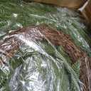 8 Pcs 14" Christmas DIY Green Wreath Artificial Wreath, Norfolk Pine