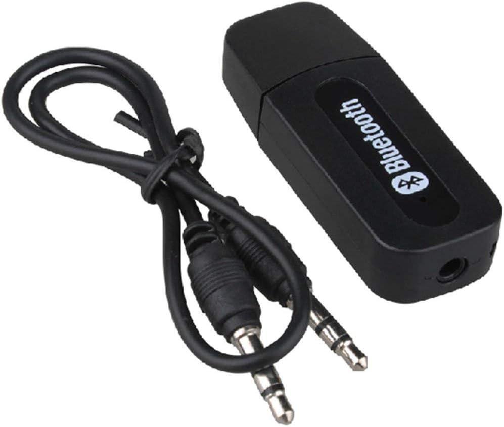 USB Bluetooth Receiver for Car, Music Streaming Car Kit, Portable Wireless Audio Adapter 3.5mm Aux Cable