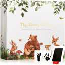 Baby Books for Baby Gift,Baby Book Keepsake Timeless First 5 Year,Baby Memory Book Scrapbook Album from Birth to Age 5, Baby Photo Albums Gender Neutral Baby Items,154 Pages (bear)