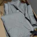 VANSOFY Loveseat Recliner Cover with Console 100% Waterproof Sofa Slipcovers Non-Slip Reclining Couch Cover Split Sofa Covers Furniture Protector for Pets, Dogs(Gray) (2 Seater+Console, Grey)