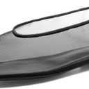 Women's Fine Mesh Ballet Flats,Round Toe Ballerina Shoes,Casual Slip On Mary Jane Flats,Comfortable Daily Dress Shoes (9, Black3)