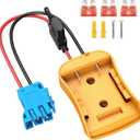 for Power Wheel Adapter Compatible with Dewalt 20V Battery with Wire Harness Connector Compatible with Peg-Perego 12V Children Ride-on Car, 12AWG Wire with 40A Fuse