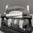 Baby Delight Bloom Baby Seat | Soothing and Adjustable Baby Chair | Portable and Compact | Charcoal Tweed