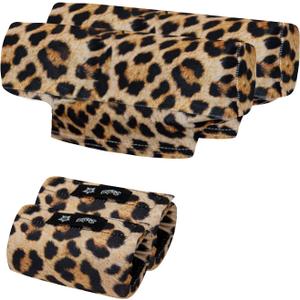 Underarm Crutch's Pad and Hand Grip Covers Universal Forearm Handle Padded Cushion Sets Accessories for Crutches Pads for Armpits (Leopard)