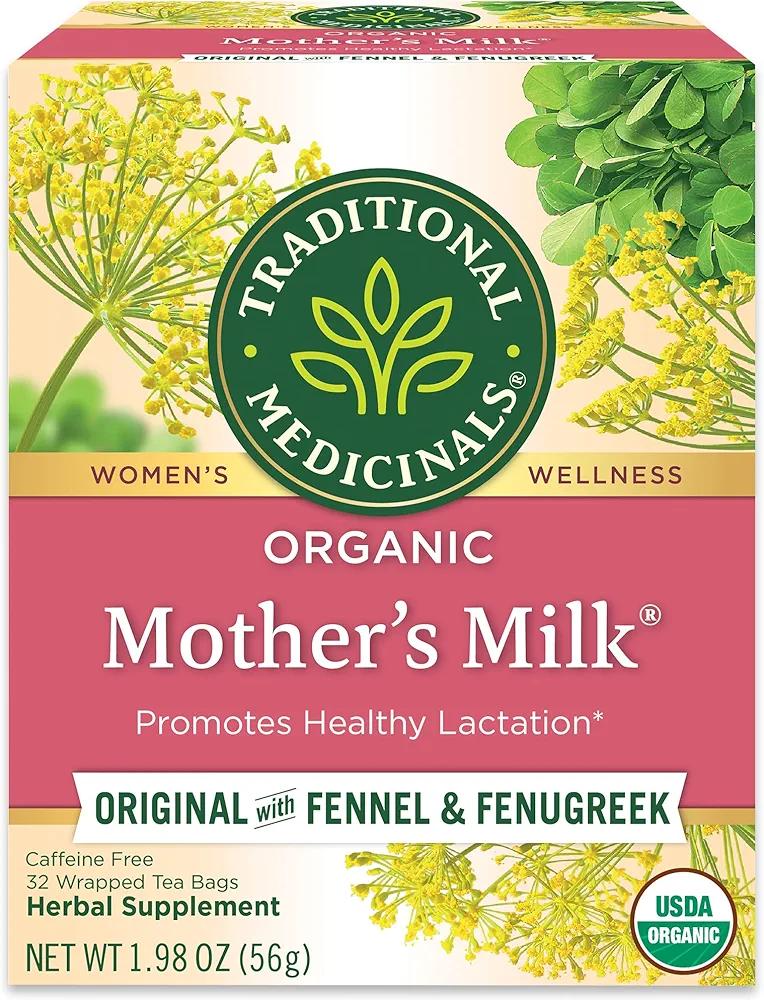 Traditional Medicinals Organic Mother's Milk Women's Tea 32 Count (Pack of 2) EXP. 01/31/2029