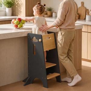 COSYLAND Toddler Standing Tower Adjustable Height
