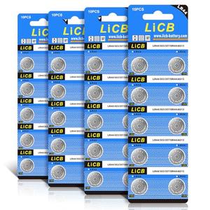 LiCB 40 Pack LR44 AG13 357 303 SR44 Batteries 1.5V Button Coin Cell Battery