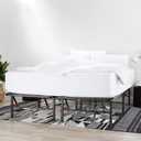 Amazon Basics Bed Frame with Ample Underbed Storage, Foldable Metal Platform, Sturdy Steel, No Box Spring Needed, 14 inches High, Noise-Free Support, Easy Assembly Tool-Free Setup, Full Size, Black