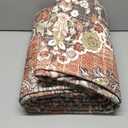 Lahome Oriental Washable Rugs 8x10, Non-Slip Soft 8x10 Rugs for Living Room Bedroom, Stain Resistant Ultra-Thin Vintage Accent Carpet for Dining Room Office, Brown/Multi