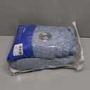 MIULEE Linen Texture Curtains for Bedroom Solid 100% Blackout Thermal Insulated Stone Blue Curtains Grommet Room Darkening Drapes Luxury Decor for Living Room Nursery 52x84 Inch (2 Panels)