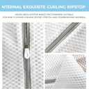 4 x (2 PCS) Large 24x24" Honeycomb Mesh Laundry Bags - Delicates, Lingerie, Bra, Garment Wash - Durable Mesh Wash Bags for Washing Machine - Travel & Laundry Room Organization