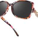 FIMILU Sunglasses for Women, Polarized Retro Stylish Sunglasses Oversized Trendy Sun Glasses UV Protection for Vacation 5203