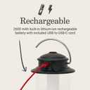 Coleman Classic Rechargeable LED Lantern, Impact & Water-Resistant Lantern with Carabiner Handle & Charging Ports, Great for Camping, Power Outage, Emergencies, & More