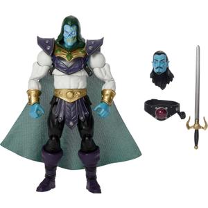 Masters of The Universe Masterverse Action Figure Keldor New Eternia, 7 Inch Motu Toy, 30 Points Articulation, Extra Zombie Head & Sword & Holster