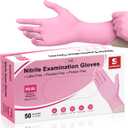 Schneider Nitrile Exam Gloves, 4-mil Medical Gloves Disposable Latex Free, Powder Free, Food Safe Glove for Examination