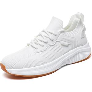 Slip On Casual Walking Shoes Lightweight Breathable Jogger Running Shoes Comfortable Workout Gym Fashion Sneakers With Yellow line & for Men Women EU 44