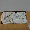 2-Pack Mini Crib Sheets Fitted - 38x26 Pack N Play Sheets for Pack and Play Mattress, Organic Cotton, Soft & Breathable Playard Bedding, Neutral Mini Toddler Bed Cover for Boys, Girls (Daisies)