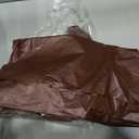 Pureegg Plastic Table Cloth Disposable 54x108 Brown 3Pack, 54" X 108" Rectangle