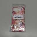 Qokey for iPhone 15 Plus/14 Plus Case 6.7 Inch - Floral Design Protective Slim Cover, Shockproof Phone Shell for Women, Soft Flexible Lightweight Non-Yellowing - Pink Rose Butterfly