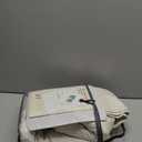 100% Blackout Shield Linen Blackout Curtains for Bedroom 96 Inches Long, Back Tab/Rod Pocket Living Room Drapes, Thermal Insulated Blackout Curtains 2 Panels Set, 50" W x 96" L,Cream