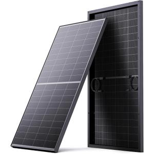 N-Type 16BB 200W Bifacial One Solar Panel, 200 Watt Solar Panel 12V, 25% High Efficiency Monocrystalline PV Module for RV Camper Marine Home Rooftop Power Station Off-Grid Systems (1 Pack 200W)