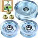 2 Pack GY22172 Idler Pulley with GY20629 Idler Pulley Replaces GY20110 AUC17621 GY22082 GY20067 for John Deere D140 D150 D160 E160 E170 L130 L120 LA145 LA115 LA165 S160 S170 Tractors