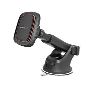 APPS2Car Magnetic Phone Car Mount, Dashboard Windshield Industrial-Strength Suction Cup Car Phone Mount Holder with Adjustable Telescopic Arm,6 Strong Magnets, for Cell Phones(Metal Sticker Need)