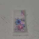 Compatible with iPhone 16 Pro Case Clear Cute for Women - Rugged Phone Cases Funda Protector Cover Skin (Blue Watercolor Floral Illustration)