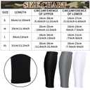3 Pairs Calf Compression Sleeves for Men And Women Football Leg Sleeve Footless Compression Sock for Running Athlete Cycling (Black, White, Gray, Small)