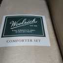 Woolrich Comforter Set, Cabin Lodge, Warm Cover for Colder Season, Modern Cottage-Inspired Down Alternative Ultra Soft Microfiber Bedding, Matching Sham, Plaid Brown Full/Queen 4 Piece